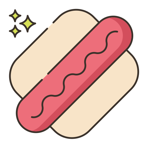 hot dog icono gratis