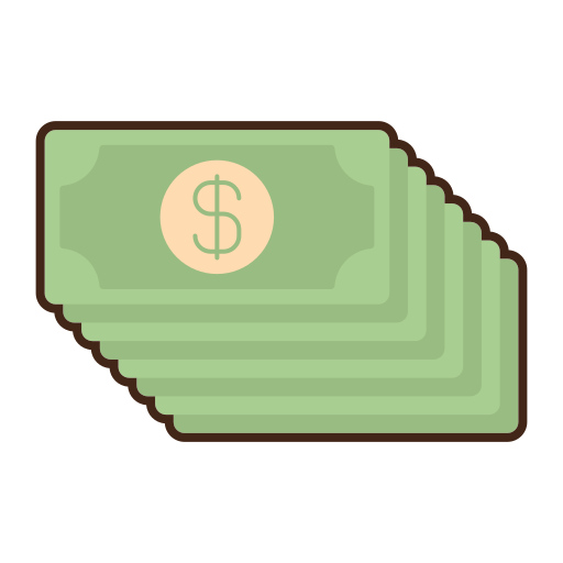 Cash Flaticons Lineal Color icon