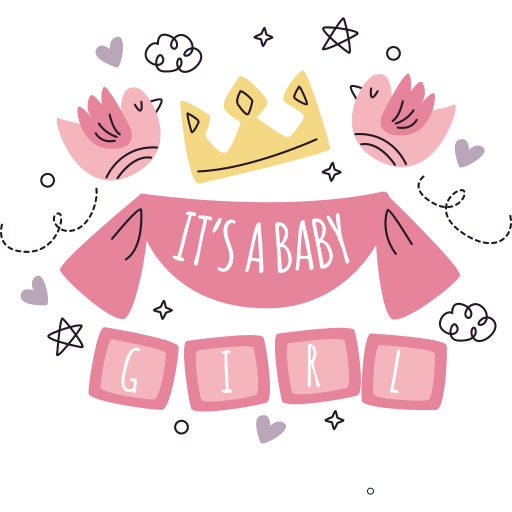 Baby shower Stickers - Free kid and baby Stickers