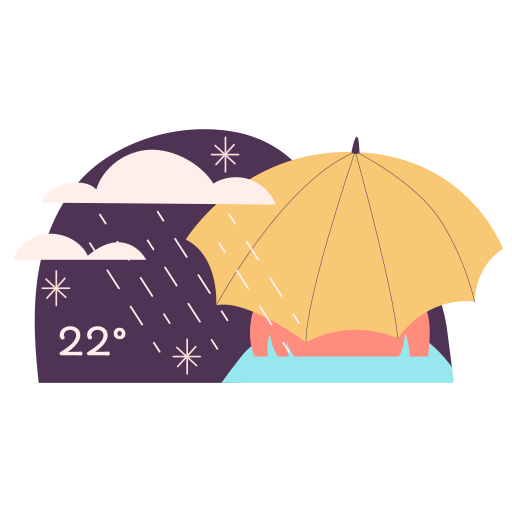 lluvioso gratis sticker