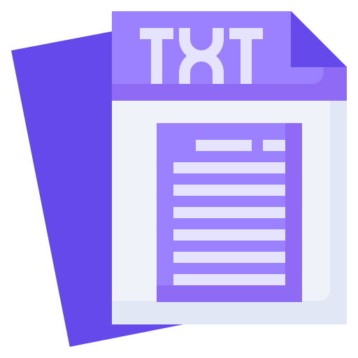 archivo txt icono gratis