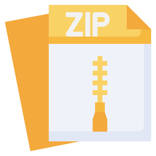 Zip Surang Flat icon