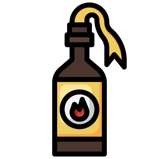 cocktail molotov Icône gratuit cocktail molotov Icône gratuit