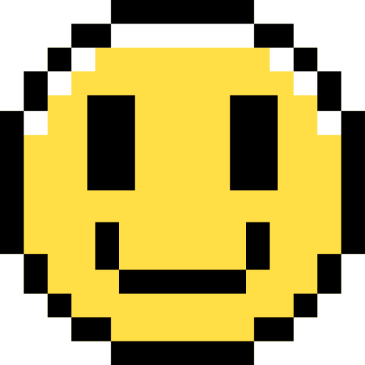 Pixel Art Smiley png download - 1600*1600 - Free Transparent Discord png  Download. - CleanPNG / KissPNG