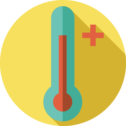 la temperatura icono gratis