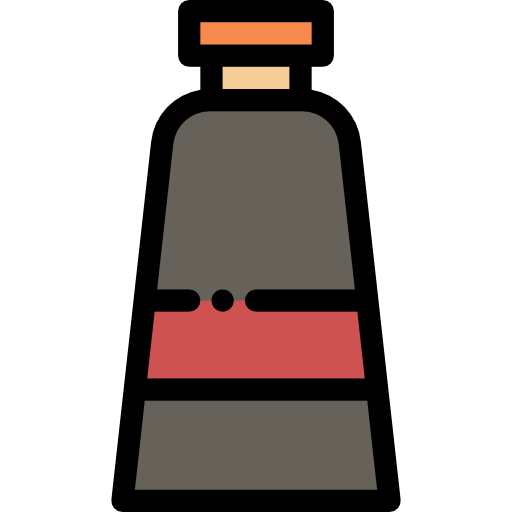 tubo de pintura icono gratis