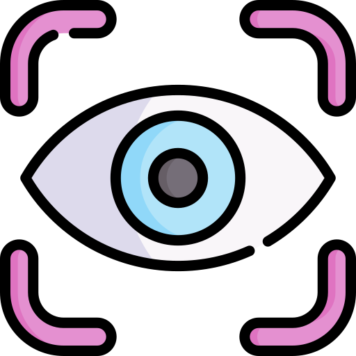 escáner de ojos icono gratis