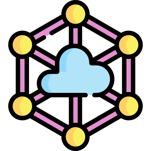 computación en la nube icono gratis