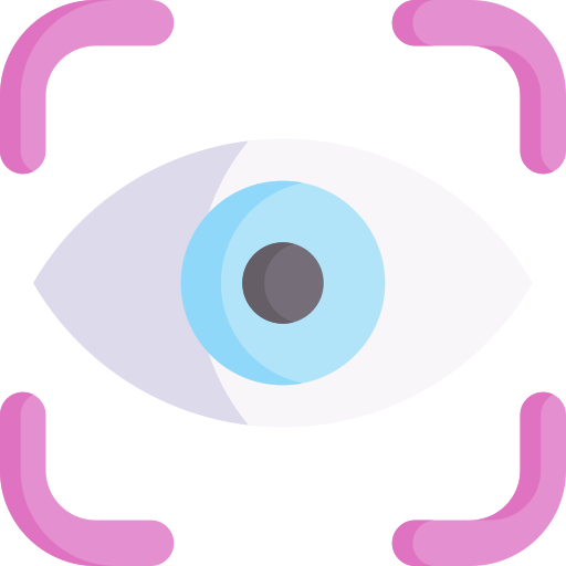 escáner de ojos icono gratis