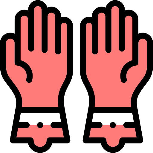 guantes de limpieza icono gratis