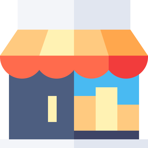 Store Basic Straight Flat icon