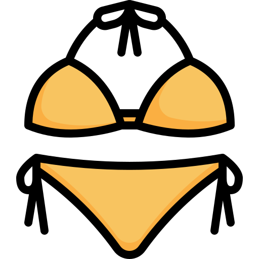 Bikini Generic Outline Color icon