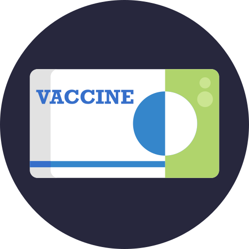 Vaccine free icon Vaccine free icon