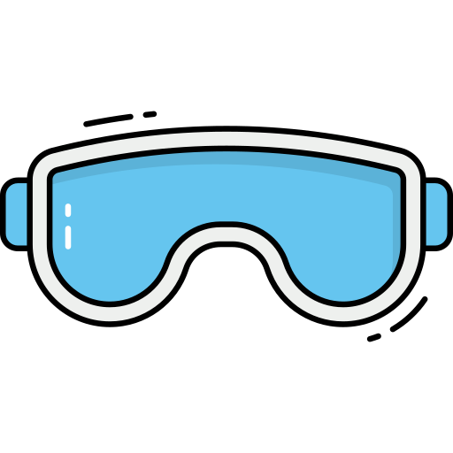 Goggles Generic Outline Color icon