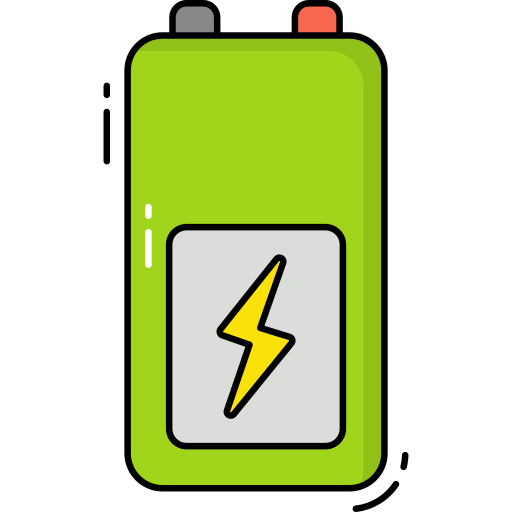 Battery Generic Outline Color icon