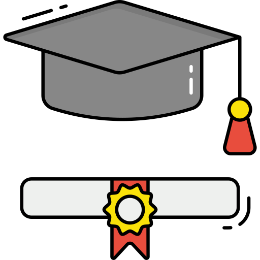 graduación icono gratis