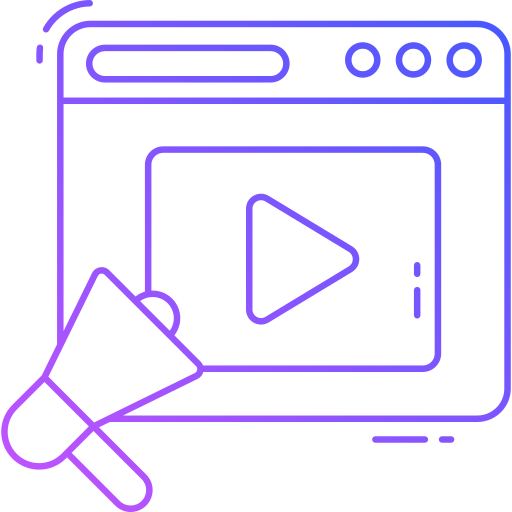 video marketing icono gratis