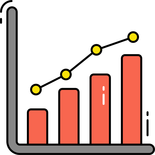 Growth chart Generic Outline Color icon