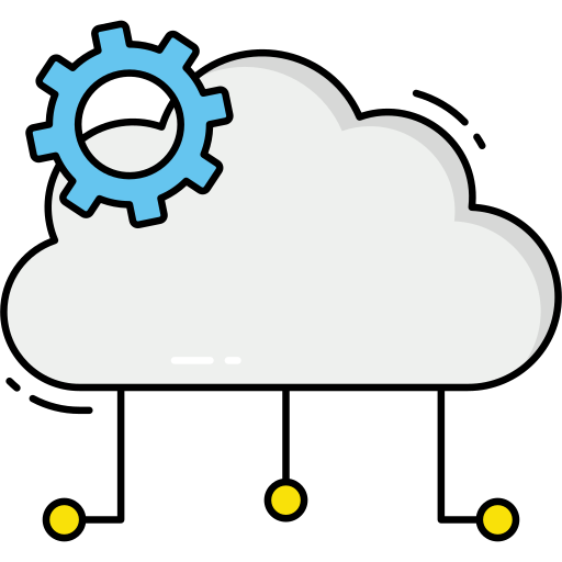 computación en la nube icono gratis