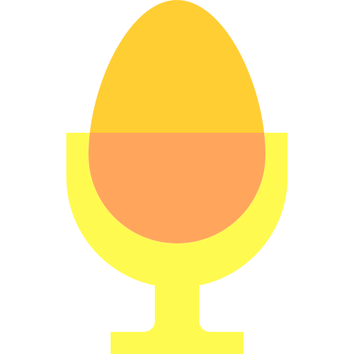 Boiled egg Basic Sheer Flat icon