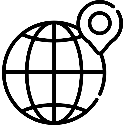 en todo el mundo icono gratis