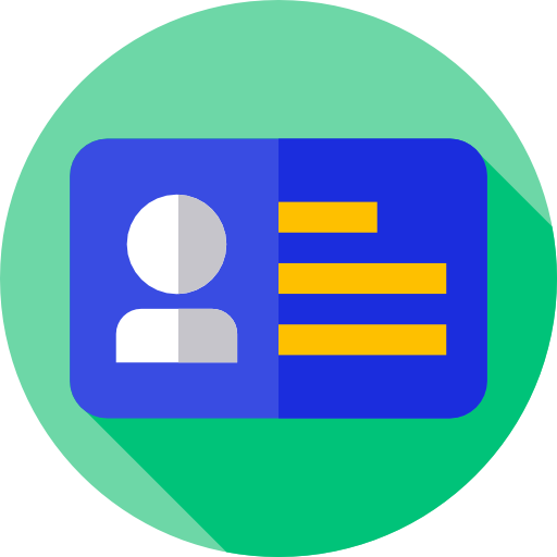 신분증 무료 아이콘