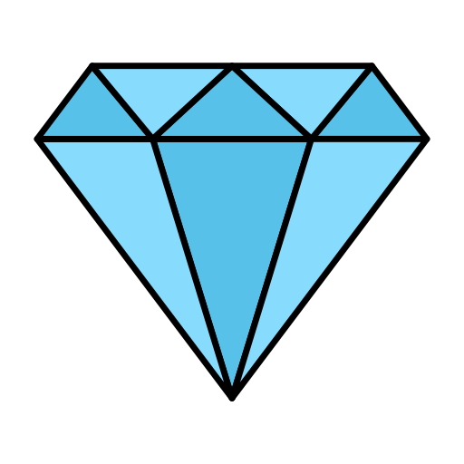 Diamond Dinosoft Lineal Color icon