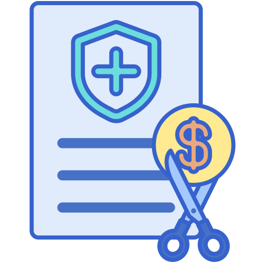 Health Insurance Flaticons Lineal Color Icon