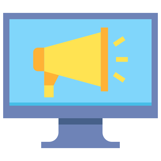 mercadeo viral icono gratis