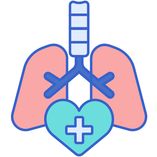 Icono De Sistema Respiratorio Flaticons Lineal Color