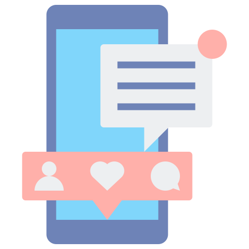 medios de comunicación icono gratis