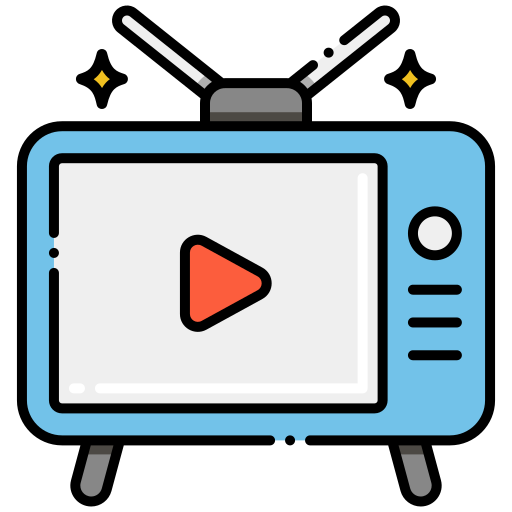 medios de comunicación icono gratis