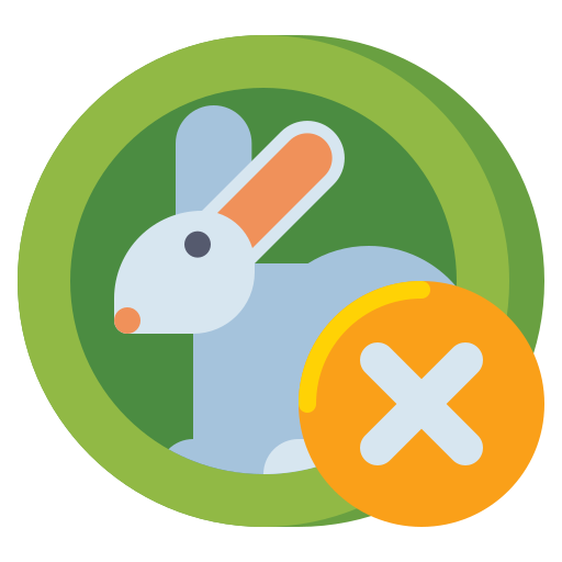 libre de crueldad icono gratis