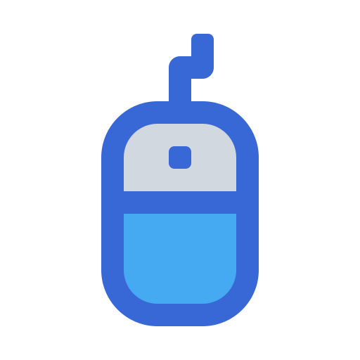 Mouse Generic Blue icon