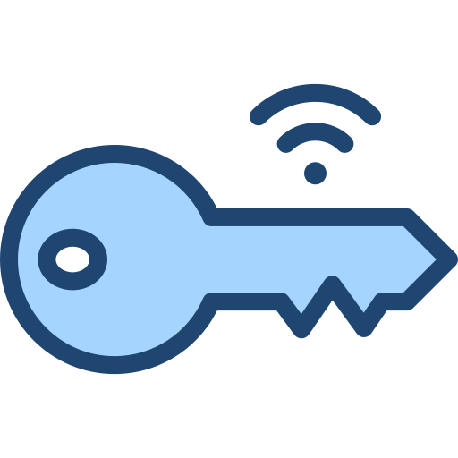 Smart key Generic Blue icon