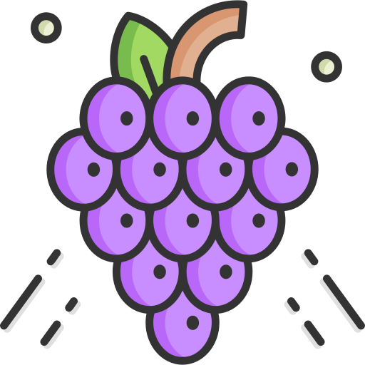 uvas icono gratis