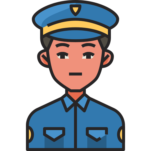 policía icono gratis