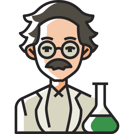 Scientist free icon
