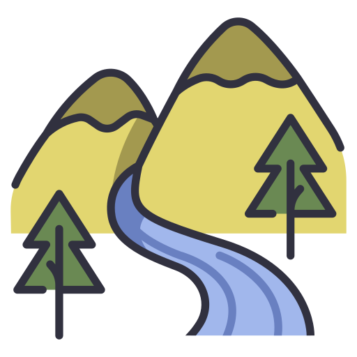 Mountain Maxicons Lineal Color Icon