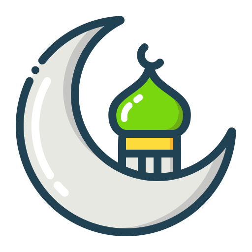 luna creciente icono gratis