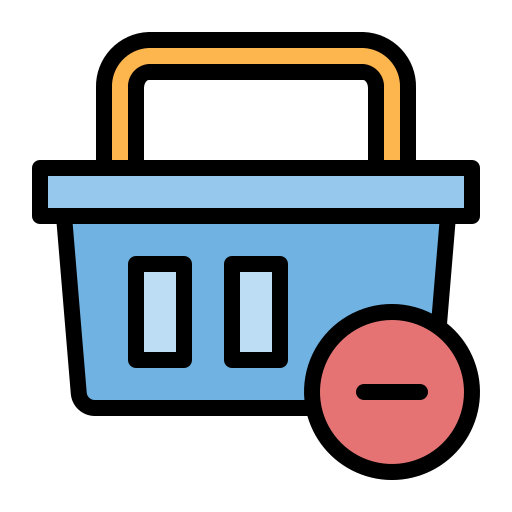 Remove from cart Generic Outline Color icon