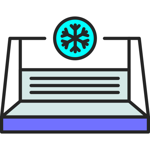 Refrigerator Generic Outline Color icon