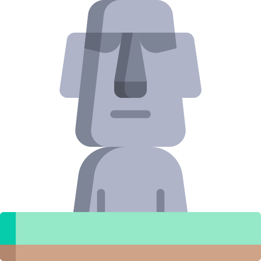 Moai emoji majestic item for contest 0 pixel art