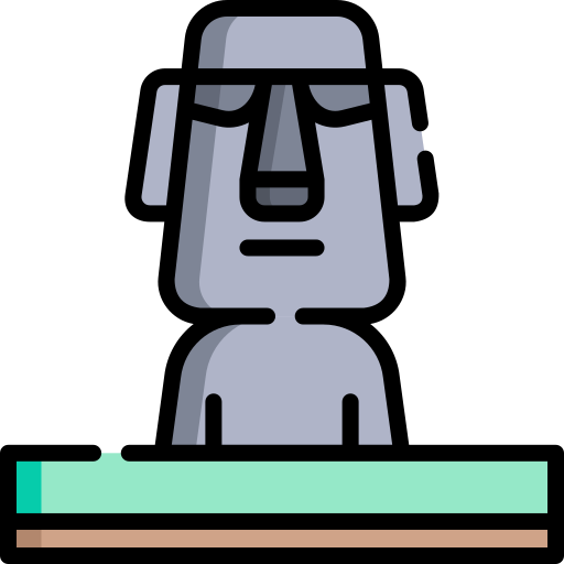 Moai Statue Vector Art PNG Images