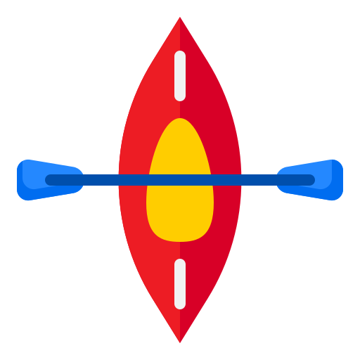 Canoe srip Flat icon