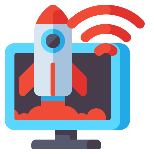 Rocket launch Flaticons Flat icon