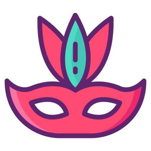 mardi gras icono gratis