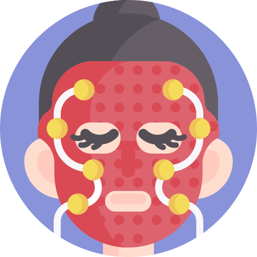 estimulador de músculos faciales icono gratis