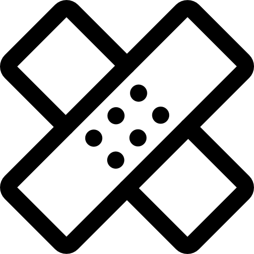 apósito adhesivo icono gratis