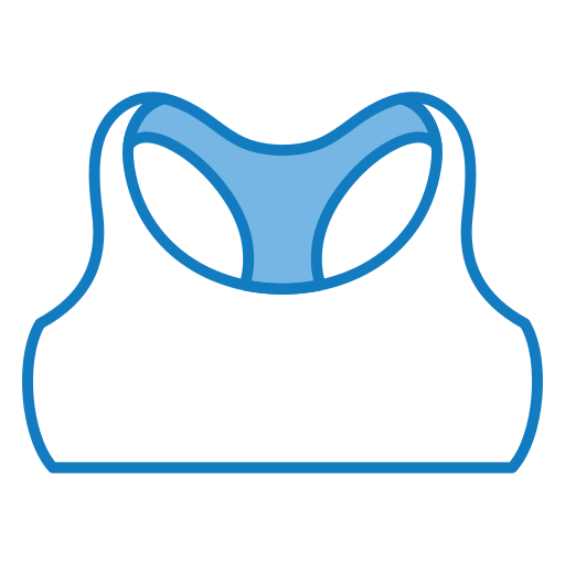 Sport bra Generic Blue icon